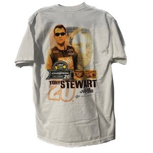 Tony Stewart NASCAR Home Depot tee T-shirt